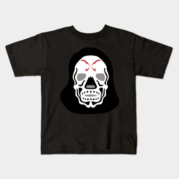 La Parka Mask Kids T-Shirt by Slightly Sketchy